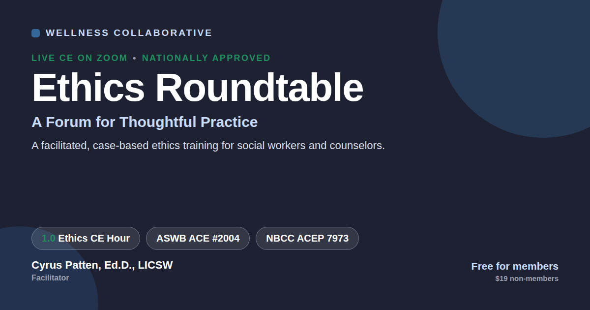 Ethics CEUs